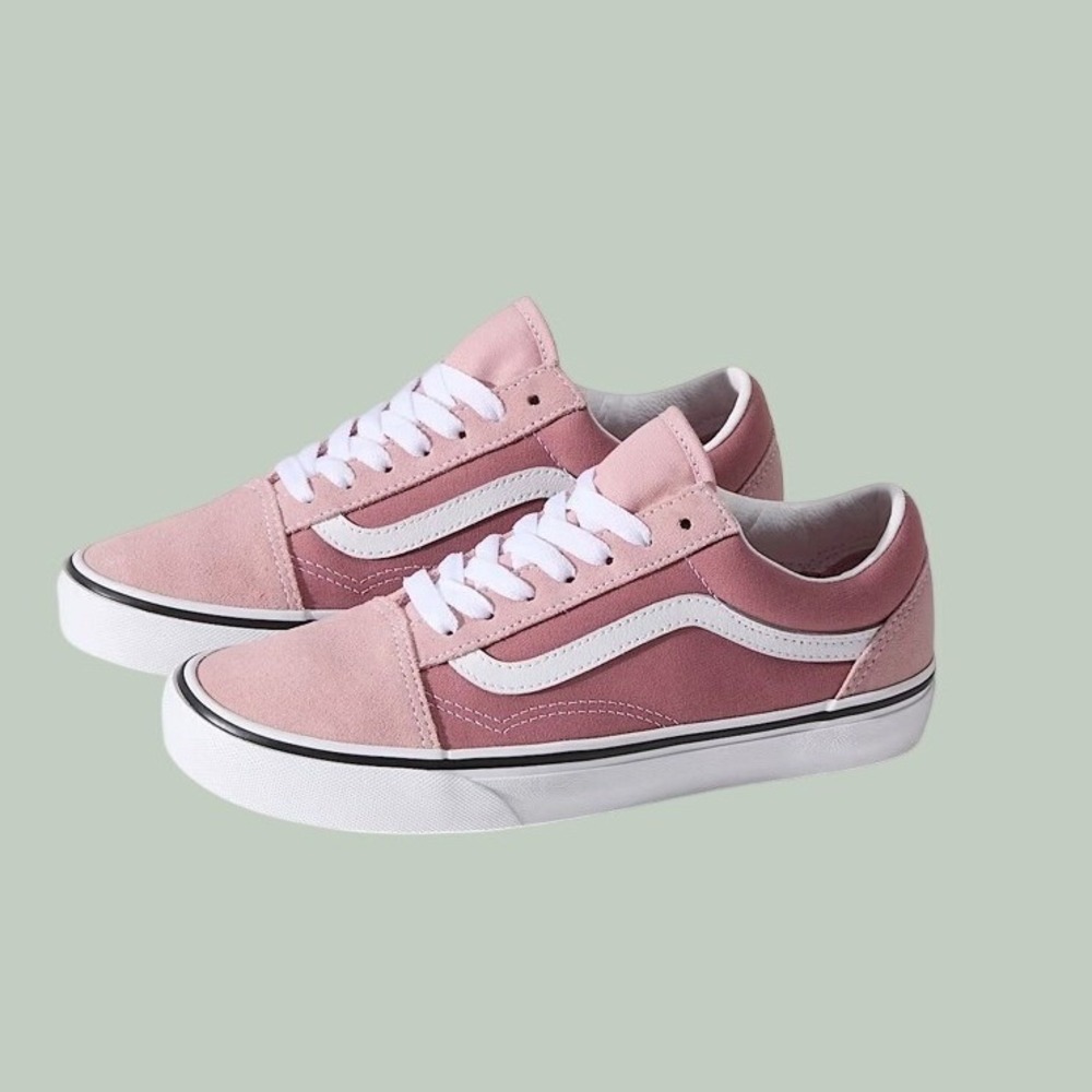 Vans Old Skool Pro Zephyr Pink Suede Canvas Skate Shoes Men's Size 11 NEW